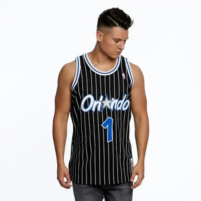 Obrázek produktu pro Mitchell & Ness Orlando Magic #1 Anfernee Hardaway black Swingman Jersey - L