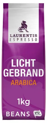 Produktbild von Laurentis Koffiebonen leicht geröstet 1000g – mild, aromatisch, frisch