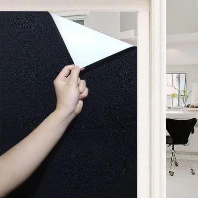 Produktbild von Famanu selbstklebende Fensterfolie mit Lichtschutz - Silber