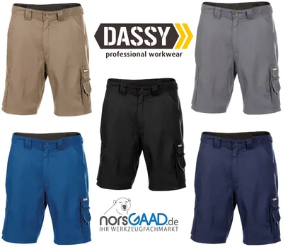 Produktbild von DASSY Shorts BARI Bermuda Arbeitshose Gr. 56 beige