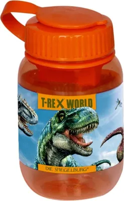 Produktbild von Die Spiegelburg|T-Rexworld Doppelanspitzer T-Rex World (orange, mit Kappe)