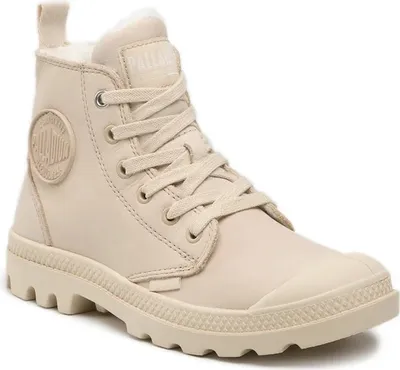 Produktbild von PALLADIUM Damen Pampa Hi Zip WL W Winter Ankle Boots Stiefelette 95982-217 beige, Schuhgröße:39.5 EU