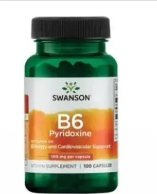 Zdjęcie produktu dla Swanson Vitamin B-6 100Mg 100Cap