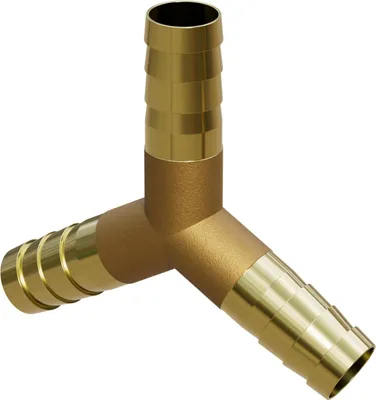 Image de Mexen BRASS raccord en Y pour tuyau en laiton 8 x 8 x 8 mm - W97429-080808