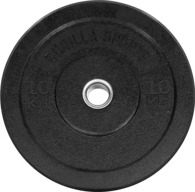 Produktbild von GORILLA SPORTS® Olympia Hantelscheiben - 10 kg Gewichte, 50mm Bohrung, Einzeln, gummiert - Bumper Plates, Olympiascheiben, Gewichtsscheiben