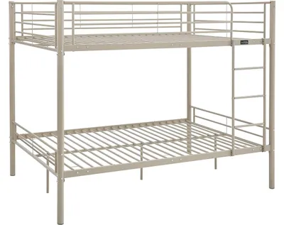 Produktbild von Doppelstockbett mit Bettkasten "Adam" - 140 x 190 cm - Taupe