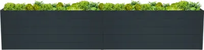 Produktbild von XL-Hochbeet aus Metall in Anthrazit Pulverbeschichtet mit 3,24 m² Kulturfläche