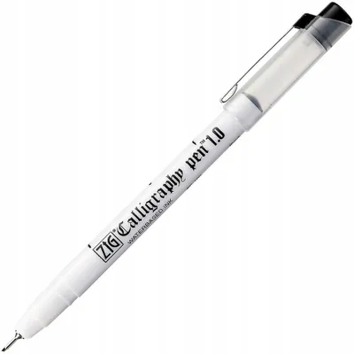 Produktbild von Kuretake Calligraphy Pen 1.0 Schrägspitze Schwarz