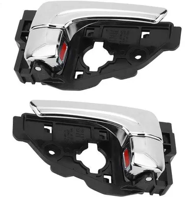 Imagen del producto de Manijas interiores para puertas de Hyundai Tucson 2010-2014 - Juego de 2 - ABS galvanizado - Color claro - Lado izquierdo/derecho