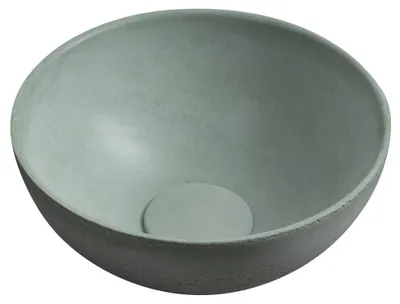Produktbild von Sapho MINOR Betonwaschbecken zum Aufsetzen, Durchmesser 26cm, Grün matt