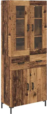 Immagine prodotto di Credenza con cassetto 2 pcs Legno vecchio Legno multistrato