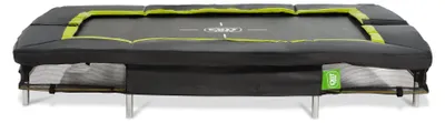 Immagine prodotto di EXIT Silhouette Trampolino sportivo 153x214 cm, trampolino da terra, rettangolare, per bambini, nero