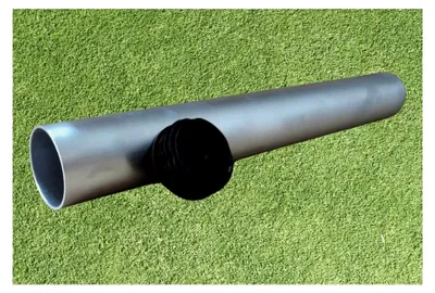 Produktbild von Bodenhülse für Sonnensegelmast Ø 80 mm, 50 cm Länge mit Abdeckkappe