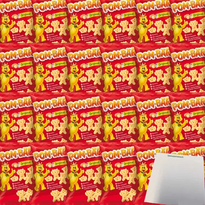 Produktbild von Funny Frisch Pom-Bär Kartoffel-Snack Glutenfrei 24er Pack (24x75g Packung) + usy Block