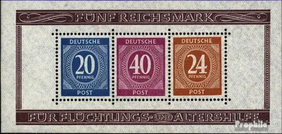 Produktbild von Briefmarken Alliierte Bes.-Gem.Ausg. 1946 Mi Block12A (kompl.Ausg.)  Sonderstempel gestempelt Berlinausstellung