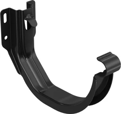 Produktbild von BRYZA Vorderer-Rinnenhaken verzinkt Ø 150 mm, Schwarz RAL 9005