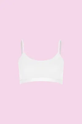 Produktbild von 3 Pack Damen Bustier BH ohne Bügel Unterhemden Weiß XL Sport C-71
