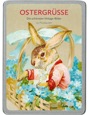 Produktbild von Postkarten-Set Ostergrüße. Die schönsten Vintage-Bilder.