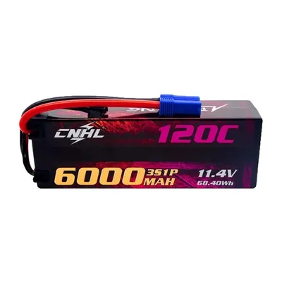 Obrázek produktu pro Lipo baterie, kapacita 6000mAh, rychlost vybíjení 120C, 3S 6000mAh 120C EC5