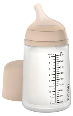 Produktbild von Suavinex Babyflasche - Zero Zero - Medium Flow 270ml - Light