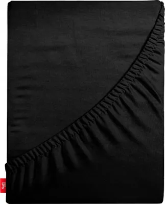 Produktbild von Softimi | Spannbettlaken PREMIUM 180x200 cm - Schwarz - 100% Baumwolle - Hypoallergen und Pflegeleicht