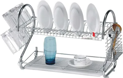 Obrázok produktu pre Stojan na sušenie riadu 38 cm MR-1025-38 strieborný Maestro