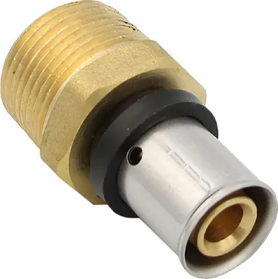 Produktbild von Pressfitting Übergang 16x2 mm - 3/4 Zoll AG TH Kontur Verbundrohr