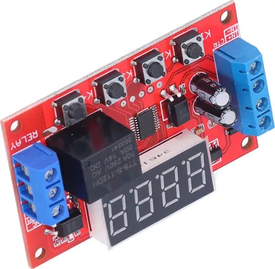 Obrázok produktu pre 12V reléový modul Digitálne časové oneskorenie Programovateľný spúšťací spínač s optočlenom Izolácia