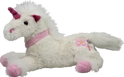 Produktbild von Kuscheltier Stofftier Schmusetier Plüschtier Einhorn weiß 25 cm