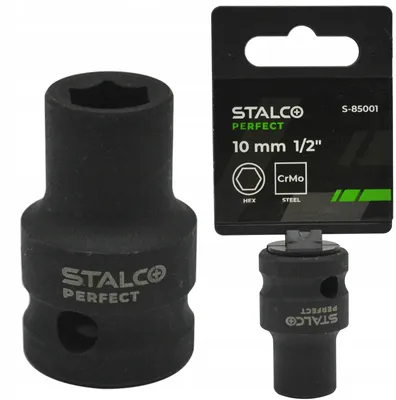 Produktbild von Stalco Schlagnuss S-85001 Kurz 1/2 Zoll 10mm Sechskant