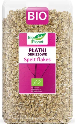 PŁATKI ORKISZOWE BIO 600 g - BIO PLANET