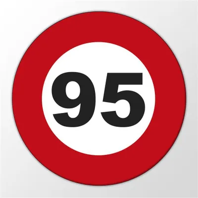 Produktbild von Huuraa Magnet Achtung 95 Geschenk Kühlschrankmagnet 59mm Kühlschrankmagnet Flaschenöffner Achtung 95 Präsent
