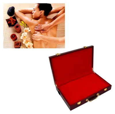Produktbild von Heizbox für Hot Stones, Elektrische Massagesteinwärmerbox, Tragbare Lösung zur Schmerzlinderung