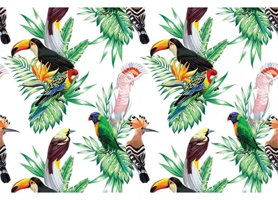 Image de Autocollant pour meubles « Tropical Shinji », 40 x 60 cm