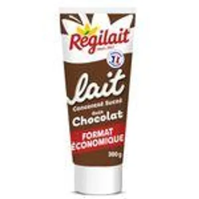 Produktbild von REGILAIT  Gezuckerte Kondensmilch Schoko aus der Tube – Ideal für Desserts 300 g