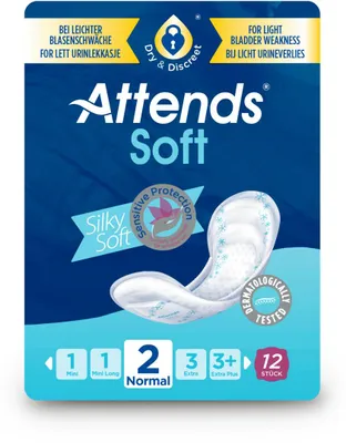Productafbeelding van Attends Inlegger Soft Normal 2 (12 Stuks)