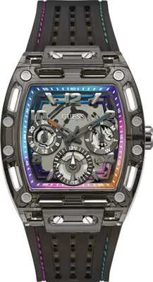 Produktbild von Guess Herren Uhr Armbanduhr PHOENIX GW0499G14 Silicon