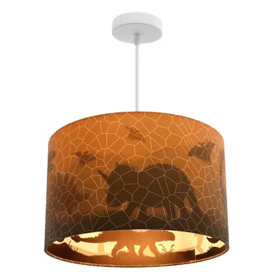 Produktbild von Olucia - DINO - Pendelleuchte für Kinderzimmer - Orange
