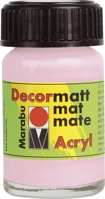 Produktbild von Marabu 1401 39 231 Decormatt Acryl Wildrose 15 ml