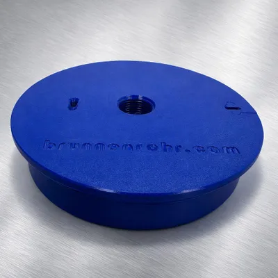 Produktbild von DN 200 8 Zoll Brunnendeckel mit 1 Zoll Gewinde Brunnenkopf Brunnenabschlussdeckel Brunnenabdeckung Deckel für Brunnen Rohr