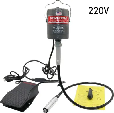 Obrázek produktu pro Bruska s ohebnou hřídelí, příkon 230 W, otáčky 0-18000 ot/min, 220 V