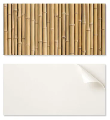 Obrázok produktu pre Estetická vinylová tapeta s potlačou, rozmer 120x60 cm, s prírodnou bambusovou štruktúrou