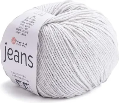 Produktbild von YarnArt Jeans (50g/160M) 49 hellgrau