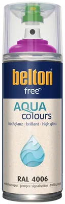 Produktbild von belton free Lackspray AQUAcolours 400 ml verkehrspurpur hochglanz