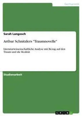 Produktbild von Arthur Schnitzlers "Traumnovelle"