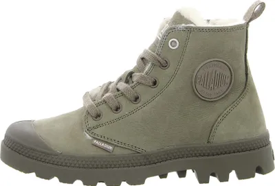 Image de Bottines d'hiver PALLADIUM pour femme Pampa Hi Zip WL, chaudes, 95982, vert, pointure : 41,5 EU