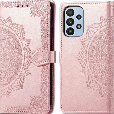Produktbild von imoshion Mandala Klapphülle Samsung Galaxy A23 (5G) - Rosé gold