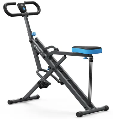 Imagen del producto de Máquina de remo y sentadilla 2 en 1 - Equipo de fitness plegable - Entrenamiento para todo el cuerpo - Gris - Unisex - Estación de entrenamiento de fuerza compacta