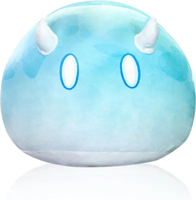 Imagen del producto de Monstruo de slime de peluche, suave y esponjoso, de aproximadamente 25 cm, ideal para la decoración de dormitorios
