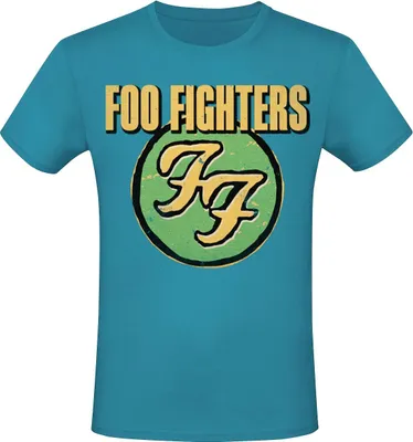 Produktbild von Foo Fighters T-Shirt Herren Logo blau 3XL